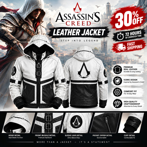 Assassin creed giacca di - assassin's,